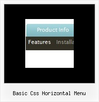 Basic Css Horizontal Menu Horizontales Css Layer Menu