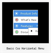 Basic Css Horizontal Menu Image Based Menu