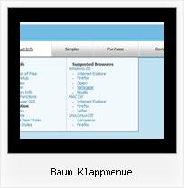 Baum Klappmenue Css Schiebemenue