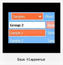 Baum Klappmenue Javascript Menu Submenus