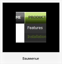 Baummenue Dreamweaver Menue