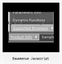 Baummenue Javascript Transparentes Javascript Menue Beispiel