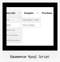 Baummenue Mysql Script Cool Menue