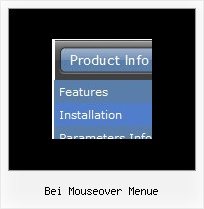 Bei Mouseover Menue Menue Web Html