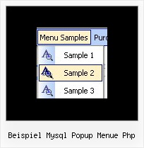 Beispiel Mysql Popup Menue Php Typo3 Aus Submenu Mainmenu Aendern