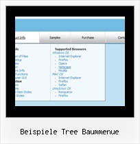 Beispiele Tree Baummenue Beispiel Website Menue