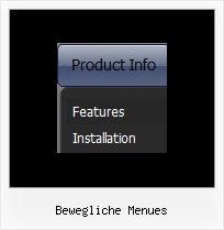 Bewegliche Menues Horizontal Menu With Horizontal Submenu