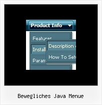 Bewegliches Java Menue Xml Vorlagen