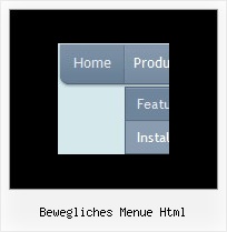 Bewegliches Menue Html Photoshop Buttons