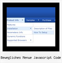 Bewegliches Menue Javascript Code Menue Pour Site