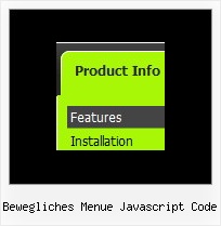 Bewegliches Menue Javascript Code Html Css Menue