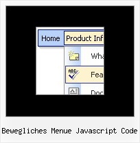 Bewegliches Menue Javascript Code Javascript Menue Transparent