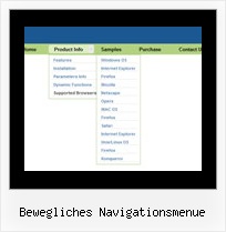 Bewegliches Navigationsmenue Menu De Html