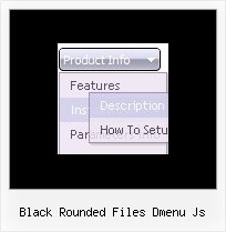 Black Rounded Files Dmenu Js Java Menue Funktion