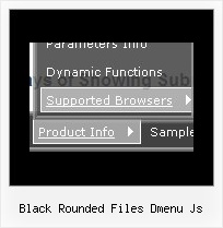 Black Rounded Files Dmenu Js Delux Menue