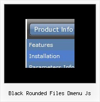 Black Rounded Files Dmenu Js Javascript Mouseover Kontextmenue