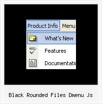 Black Rounded Files Dmenu Js Dynamische Xml Menu