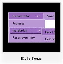 Blitz Menue Css Style Menues