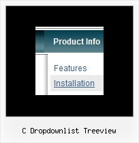 C Dropdownlist Treeview Menu Ie7