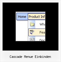 Cascade Menue Einbinden Fade Javascript