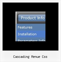 Cascading Menue Css Html Untermenue