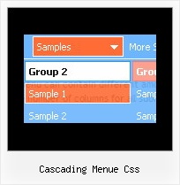 Cascading Menue Css Internet Menu Sample