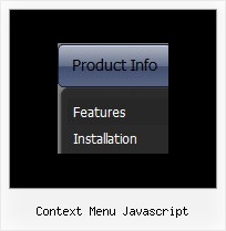 Context Menu Javascript Menu Pull Down Css