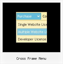 Cross Frame Menu Menue Vista Html