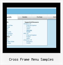 Cross Frame Menu Samples Menue Dinamico Javascript