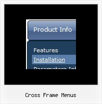 Cross Frame Menus Homepage Schiebemenue