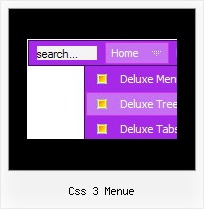 Css 3 Menue Css Submenu Menu