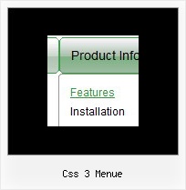 Css 3 Menue Menue Kreation