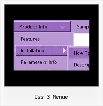 Css 3 Menue Animierte Icons Vista