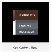 Css Context Menu Horizontale Menu Submenu Rollover Bilder