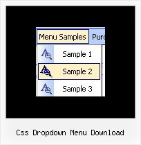 Css Dropdown Menu Download Menujavascript