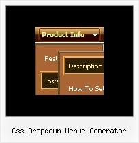 Css Dropdown Menue Generator Javascript Sub