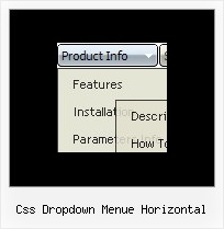 Css Dropdown Menue Horizontal Vista Navigation Menu Java