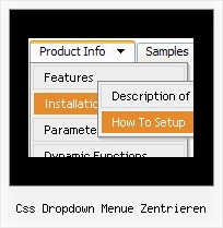 Css Dropdown Menue Zentrieren Html Menue Knopf
