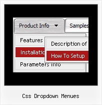 Css Dropdown Menues Menue Vertikalen Desplegable