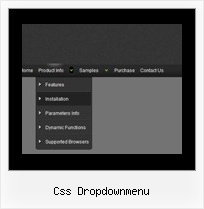 Css Dropdownmenu Deluexe Menue