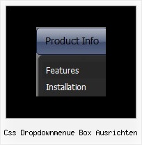 Css Dropdownmenue Box Ausrichten Css Mouseover