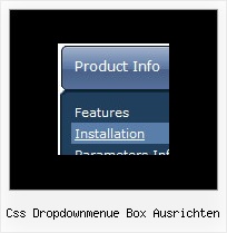 Css Dropdownmenue Box Ausrichten Javascript Auswahlmenue