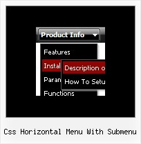 Css Horizontal Menu With Submenu Java Menue Bild