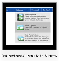 Css Horizontal Menu With Submenu Css Baumnavigation