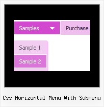 Css Horizontal Menu With Submenu Webbrowser Tasten