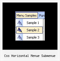 Css Horizontal Menue Submenue Web Menue Ohne Java