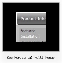 Css Horizontal Multi Menue Vista Menue Wie Mac