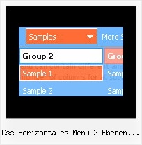 Css Horizontales Menu 2 Ebenen Script Html Untermenue