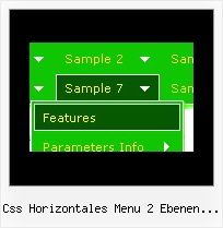 Css Horizontales Menu 2 Ebenen Script Javascript Registerkarte