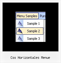 Css Horizontales Menue Website Mit Registerkarten